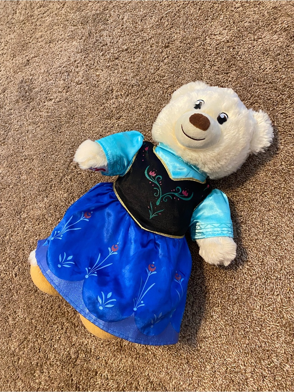 Build a Bear Plush Anna Dress